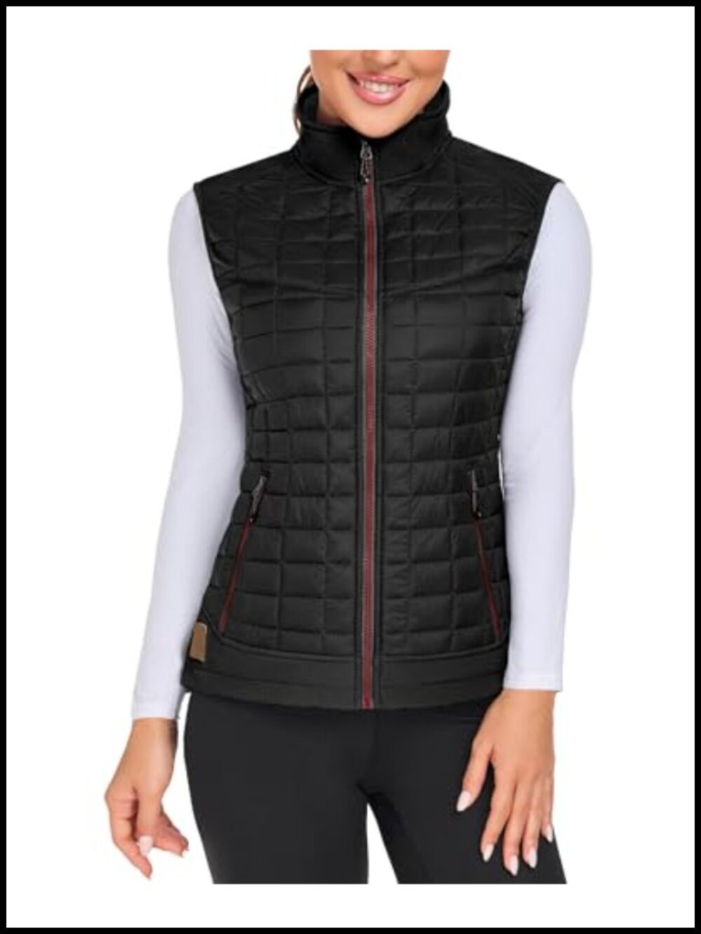 Lightweight Puffer Vest Warm Outdoor Sleeveless Jacket Hiking Travel